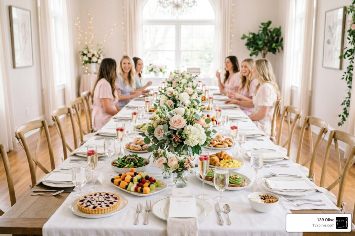 bridal shower brunch venues near me